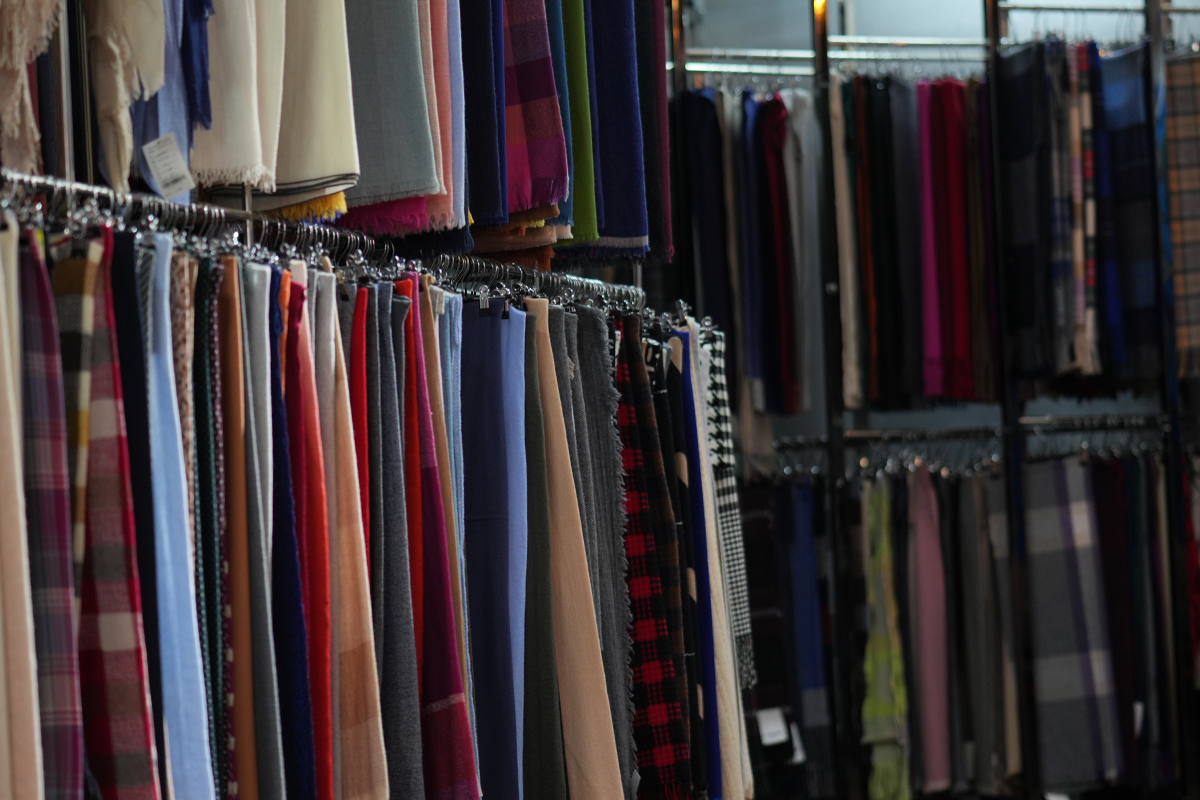 Full range of custom cashmere products