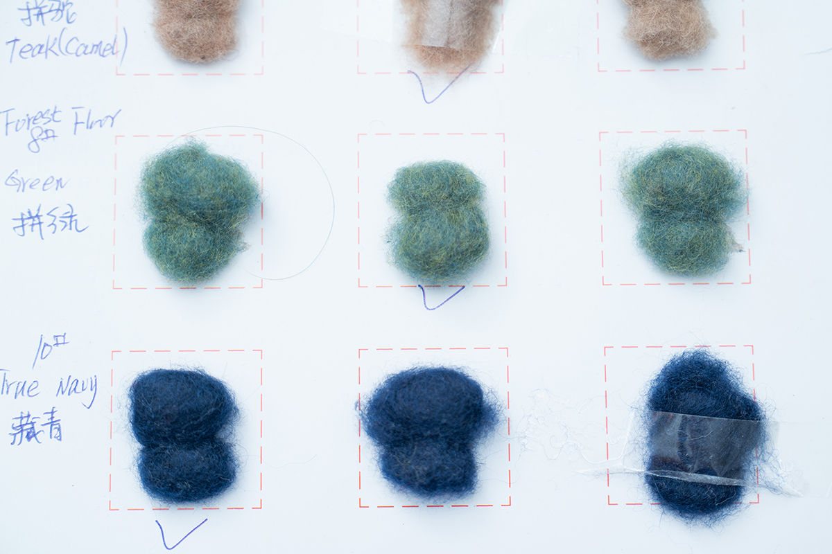 Woollen and worsted cashmere craft
